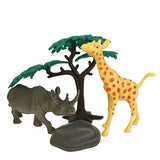 40 pc Safari Animal Bucket